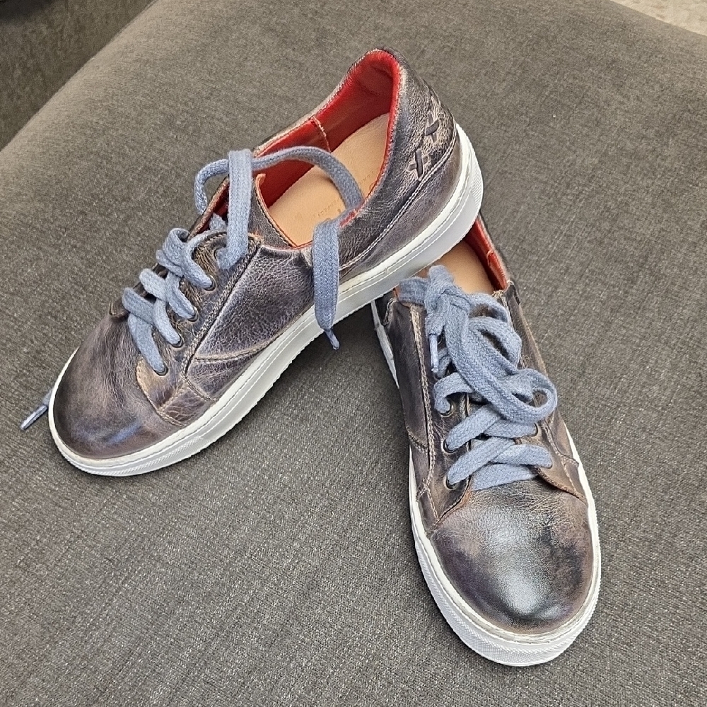 BED|STU Women's Distressed black Sneakers
